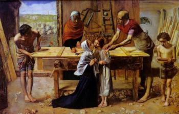 Sir John Everett Millais : Christ carpenter